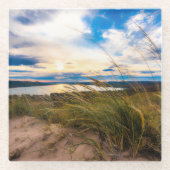 Water | Glen Lake Sleeping Bear Dunes Michigan Glazen Onderzetter (Voorkant)