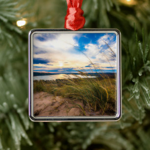 Water Glen Lake Sleeping Bear Dunes Michigan Metalen Ornament