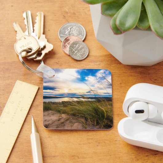 Water | Glen Lake Sleeping Bear Dunes Michigan Sleutelhanger (Bureau)