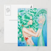 Water godin briefkaart (Voorkant / Achterkant)