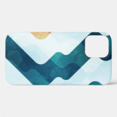 Water Grunge Effect Naadloos patroon Case-Mate iPhone Case (Achterkant (horizontaal))