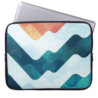 Water Grunge Effect Naadloos patroon Laptop Sleeve