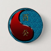 Water Haan Ronde Button 5,7 Cm (Voorkant)