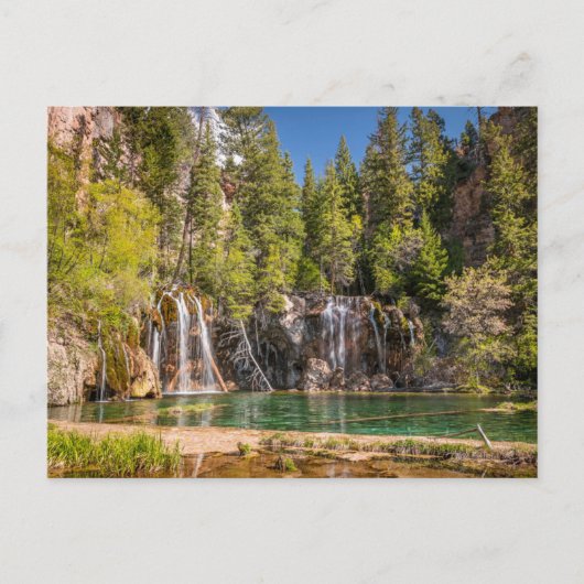 Water | Hanging Lake Glenwood Springs, Colorado Briefkaart (Voorkant)