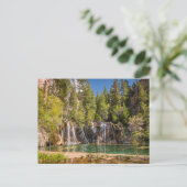 Water | Hanging Lake Glenwood Springs, Colorado Briefkaart (Staand voorkant)