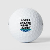 Water Hazard, hier kom ik! Golfballen (Voorkant)