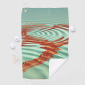 Water Hearts Date Love Golf Destiny's Destiny Golfhanddoek (Insitu)