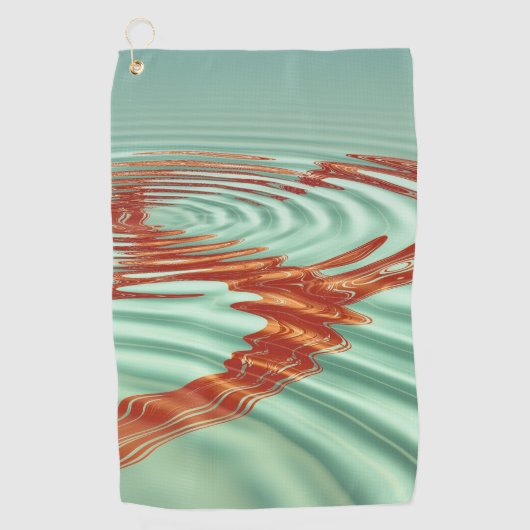 Water Hearts Date Love Golf Destiny's Destiny Golfhanddoek (Voorkant)