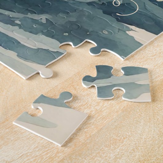 Water heks oceaangodin legpuzzel (Zijkant)