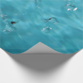 Water Herfst Glossy Wrapping Paper Cadeaupapier (Hoek)