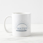 Water Herinnering Goede Dag Blauwe Mok (Links)
