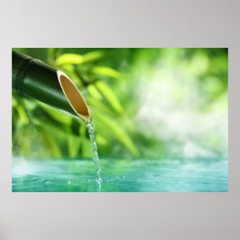 Water het wonder van al het leven door gezond vers poster