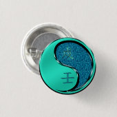 Water Hond Ronde Button 3,2 Cm (Voorkant /achterkant)