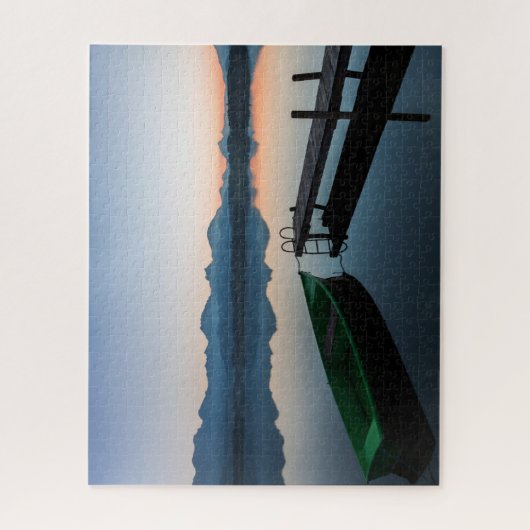 Water | Hopfen Bavarian Alps Duitsland Legpuzzel (Verticaal)