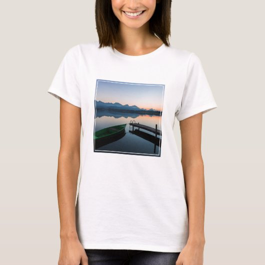 Water | Hopfen Bavarian Alps Duitsland T-shirt (Voorkant)