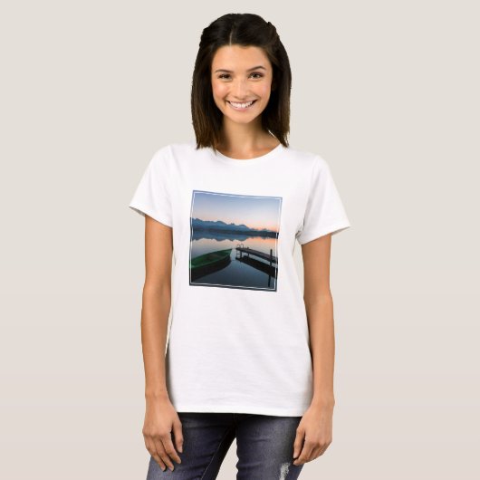 Water | Hopfen Bavarian Alps Duitsland T-shirt (Voorkant volledig)