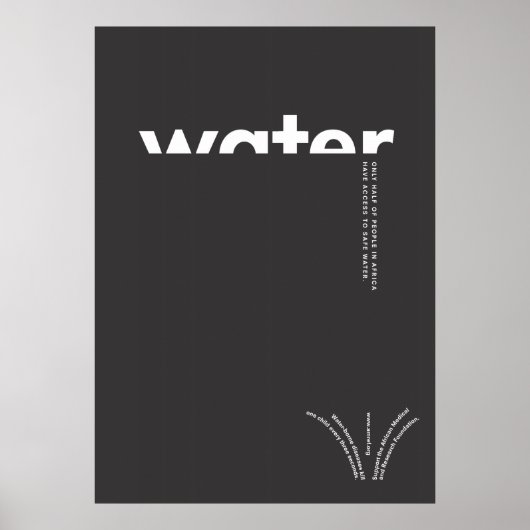 Water in Afrika Poster (Voorkant)