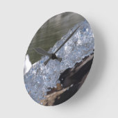 Water in bewegingsklok ronde klok (Hoek)