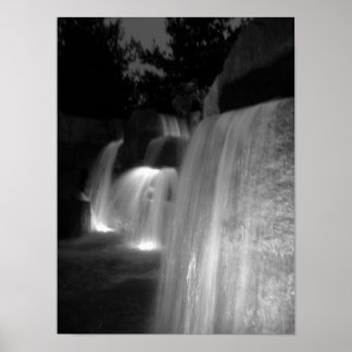 Water in de nacht poster