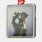 Water in de vorm van een griffie metalen ornament (Links)