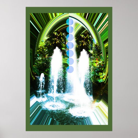 Water in natuur poster (Voorkant)