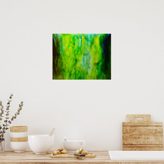 Water & Inkten 1, Poster (Keuken)