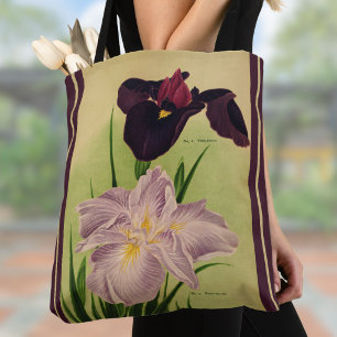 Water Iris Vintage Japanse Botanische Catalogus Ku Tote Bag