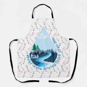 Water is de drijvende kracht achter al het leven. schort