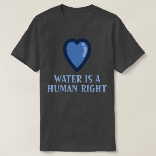 Water is een mensenrecht t-shirt