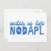 Water is het leven NODAPL Briefkaart (Voorkant / Achterkant)