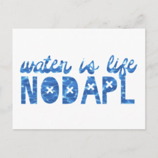 Water is het leven NODAPL Briefkaart
