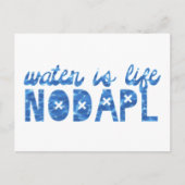 Water is het leven NODAPL Briefkaart (Voorkant)