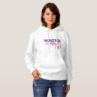 Water is het leven - Vrouwen Hoody 1