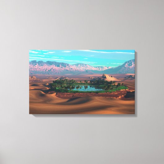 Water is leven canvas afdruk (Voorkant)