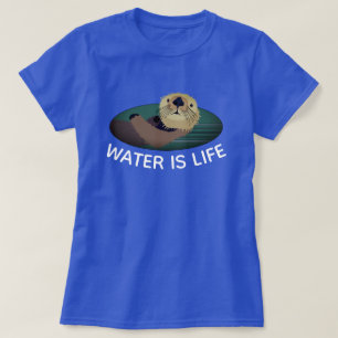 "Water is leven" met Otter T-shirt