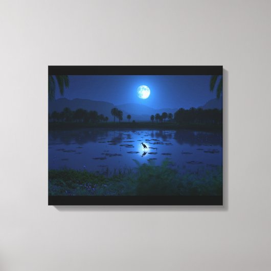 Water is leven (oase) canvas afdruk (Voorkant)