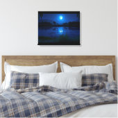 Water is leven (oase) canvas afdruk (Insitu (Slaapkamer))