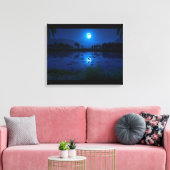 Water is leven (oase) canvas afdruk (Insitu (Woonkamer))