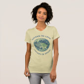 Water is leven t-shirt (Voorkant volledig)
