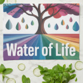 Water Is Leven Theedoek (Gevouwen)