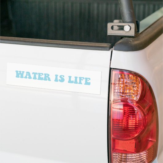 Water is levenssticker bumpersticker (Op Truck)