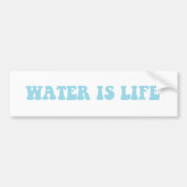 Water is levenssticker bumpersticker (Voorkant)