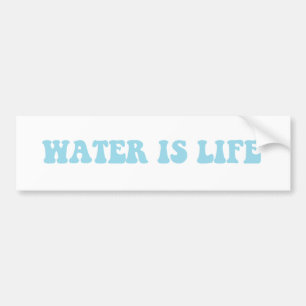 Water is levenssticker bumpersticker