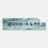 Water is Life Bumpersticker (Voorkant)
