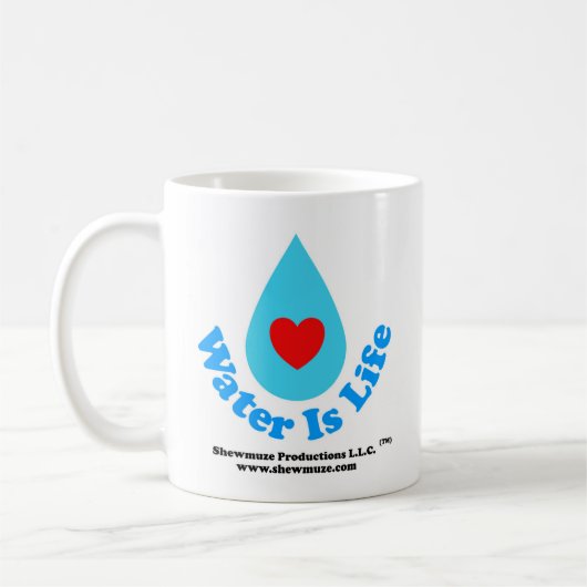 Water is Life_Design #1 Koffiemok (Links)