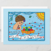 Water is Life_Flat Papierblad 11 x 8,5 inch (Voorkant / Achterkant)