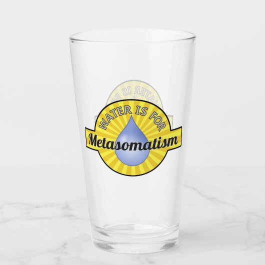 Water is voor metasomatisme glas (Voorkant)