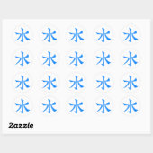 Water | Japans symbool Ronde Sticker (Vel)