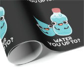 Water je tot grappig water pun donker BG Cadeaupapier (Rol Hoek)