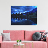 Water | Jenny Lake Grand Teton National Park Canvas Afdruk (Insitu (Woonkamer))
